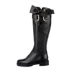 Valentino Bow Riding Boots